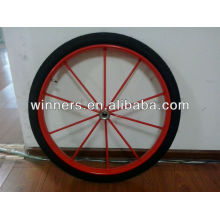 26"x 2.5" steel spoke rim heavy duty pneumatic wheels